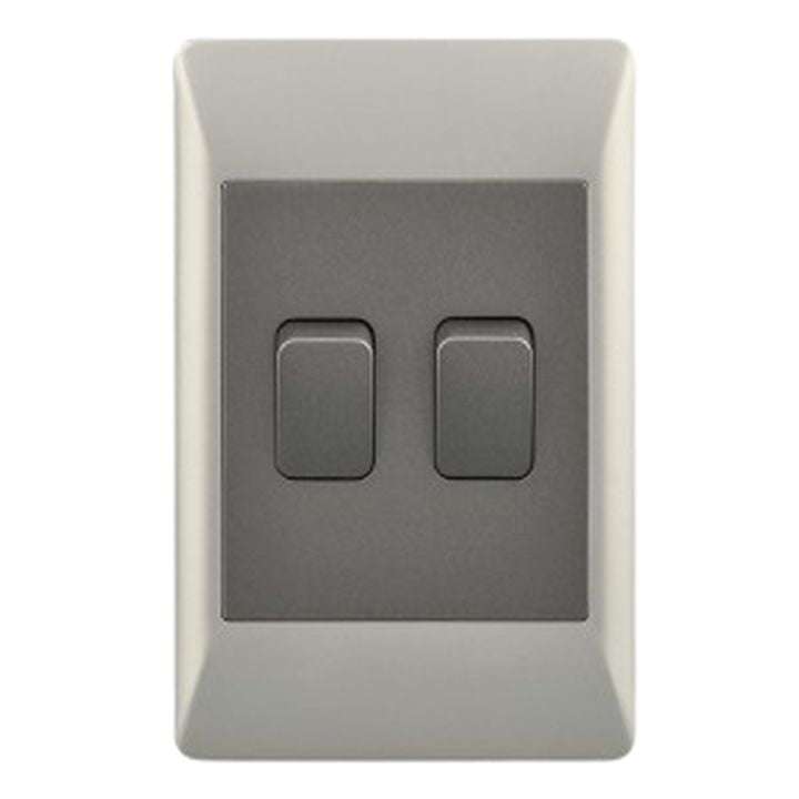 Smart Wi-Fi Mechanical Light Switch, 2 Gang | Neutral Wire | Wi-Fi Tuya Smart Life