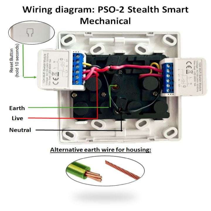 Smart Switch Outdoor IP65 Waterproof 16A SA 2 Socket | Energy Monitoring | Wi-Fi Tuya Smart Life