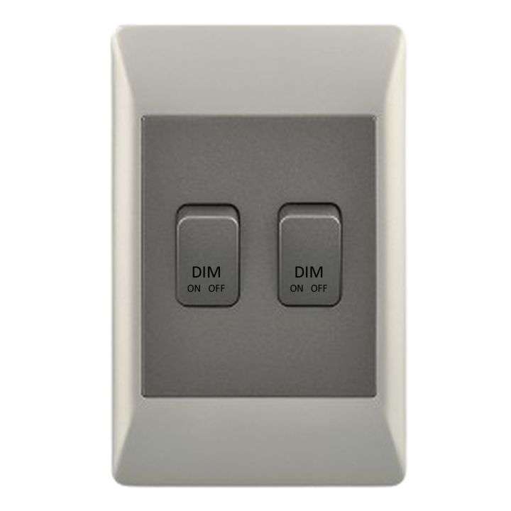 Smart WiFi Mechanical Light Dimmer, 2 Gang | Neutral Wire + BT | WiFi Tuya Smart Life