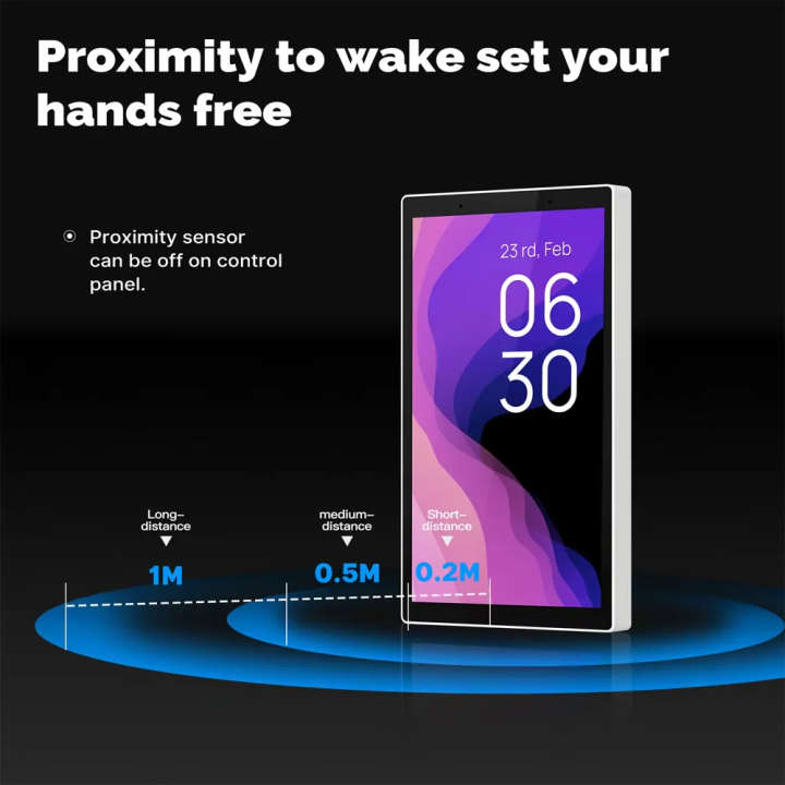 Smart 5-inch Touch Screen Control Panel | WiFi, Zigbee & BLE connectivity | Tuya Smart Home