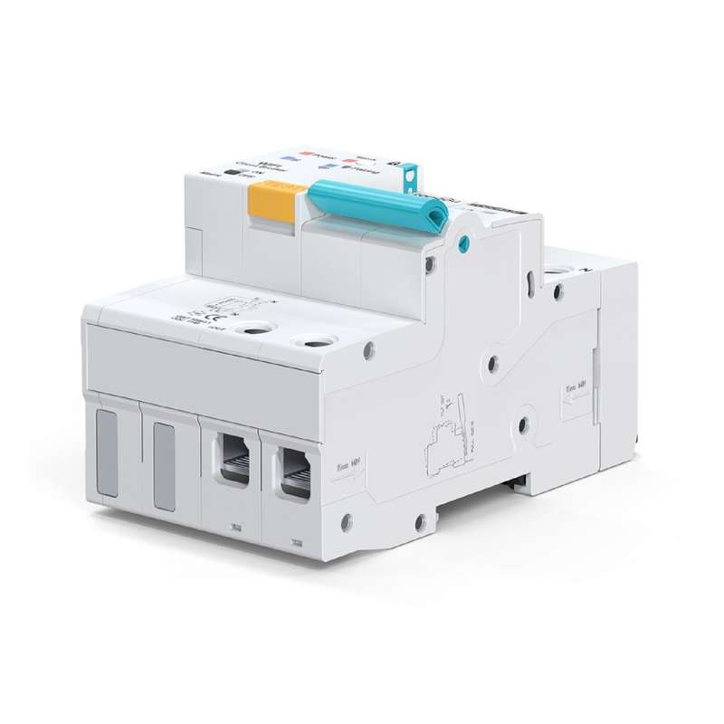 Smart Switch Circuit Breaker | 2 Pole MCB, 1-63A 230VAC | Energy Meter | Earth Leakage | WiFi Tuya