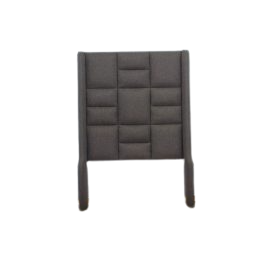 Winged Headboards - 3/4 - Grey Fabric