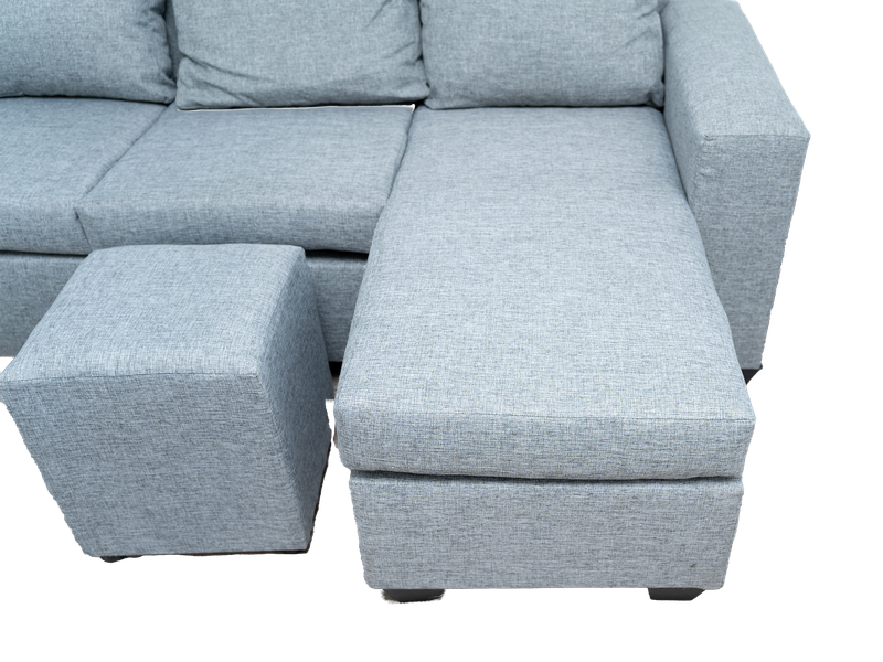 Andre 3 Seater Sofa - Light Grey