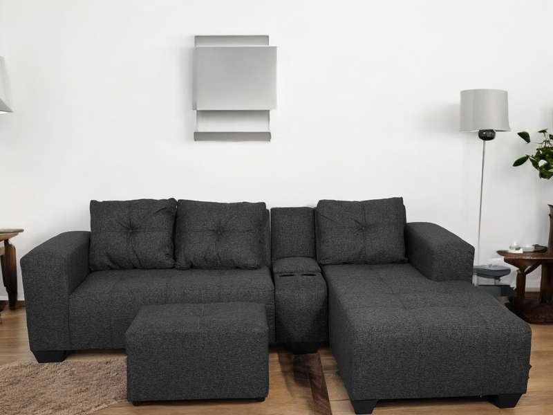 Chelsea Corner Sofa - Charcoal - Right Hand