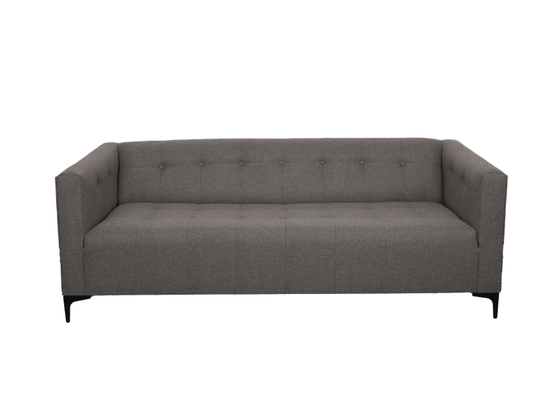 George 3 Seater Couch - Grey