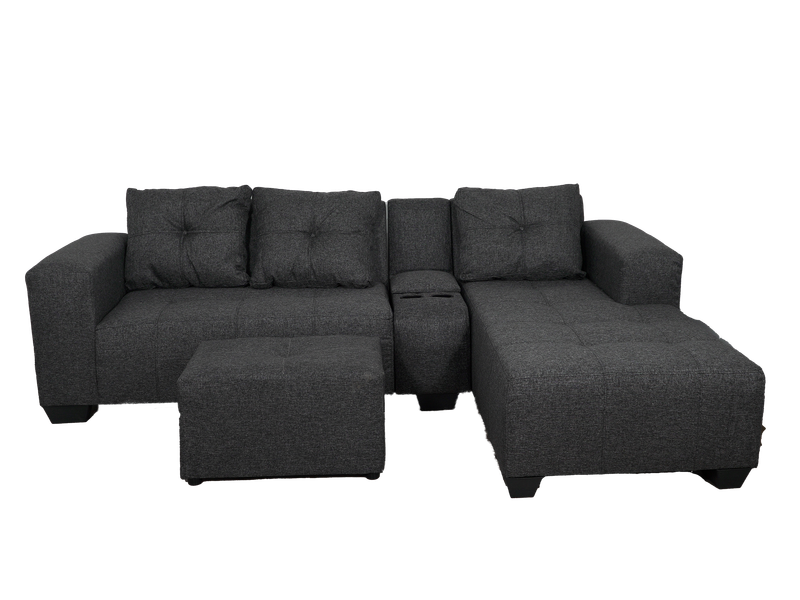 Chelsea Corner Sofa - Charcoal - Right Hand