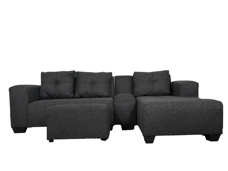 Chelsea Corner Sofa - Charcoal - Right Hand