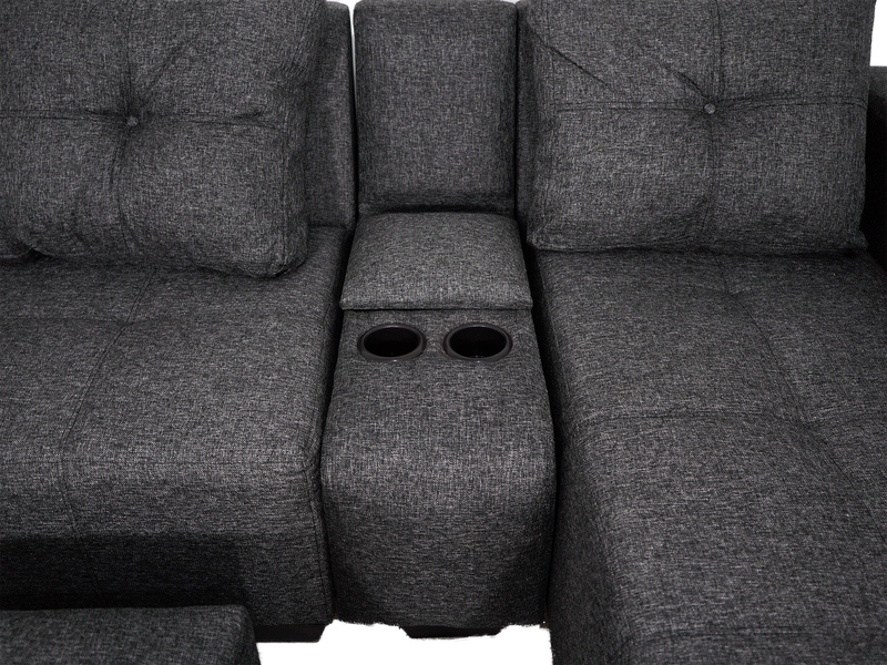 Chelsea Corner Sofa - Charcoal - Right Hand