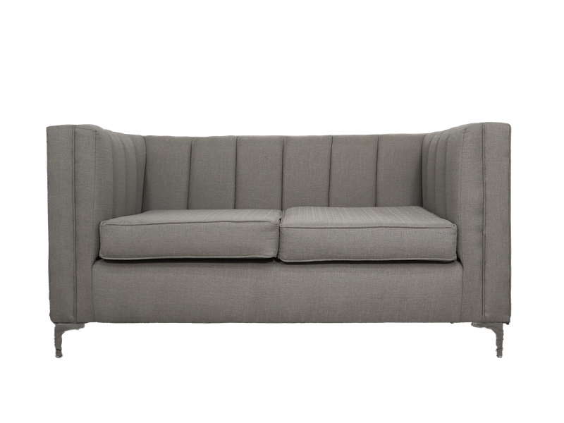 Emily 2 Seater Couch - Grey