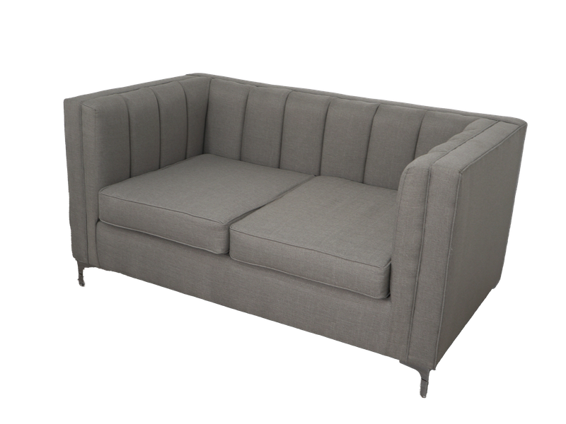 Emily 2 Seater Couch - Grey