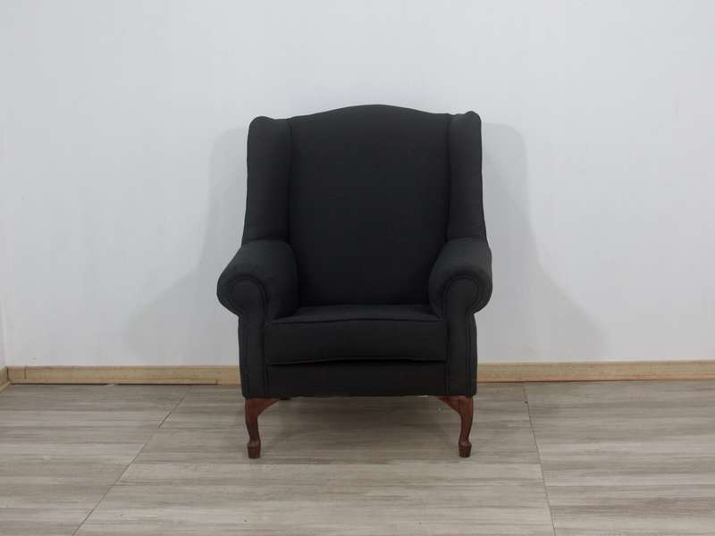 Wingback Chair - Charcoal
