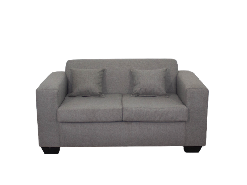 Dimension 2 Seater Couch - Light Grey