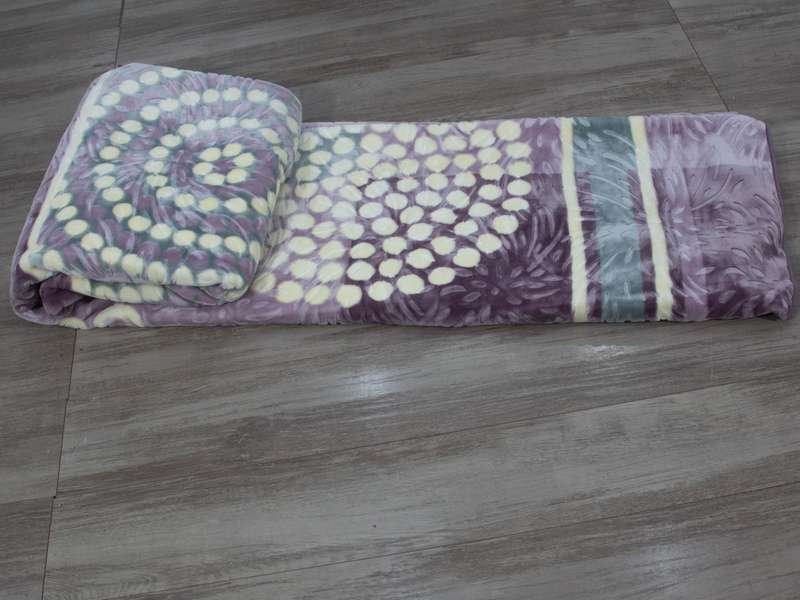 Paris Blanket- Purple Circles - Queen