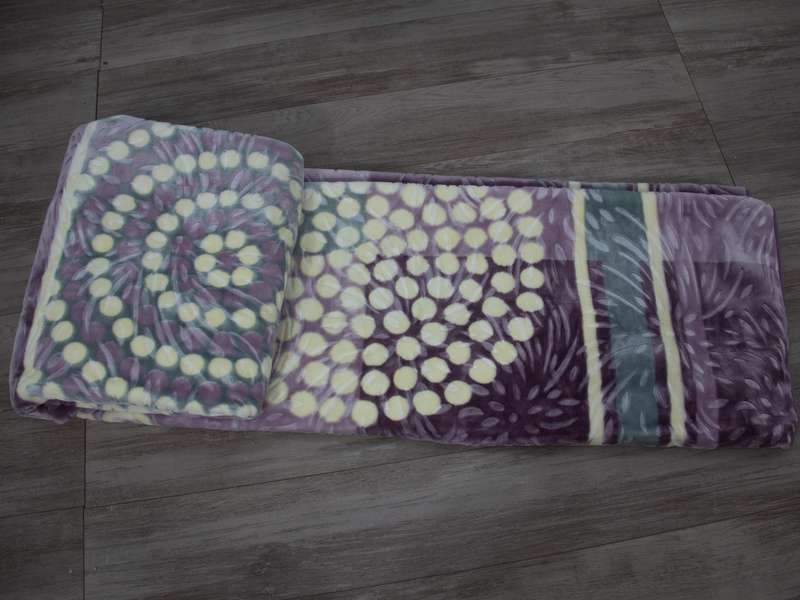 Paris Blanket- Purple Circles - Queen