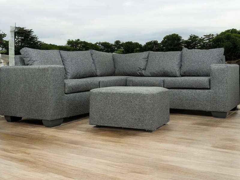 Jenny Corner Couch - Charcoal
