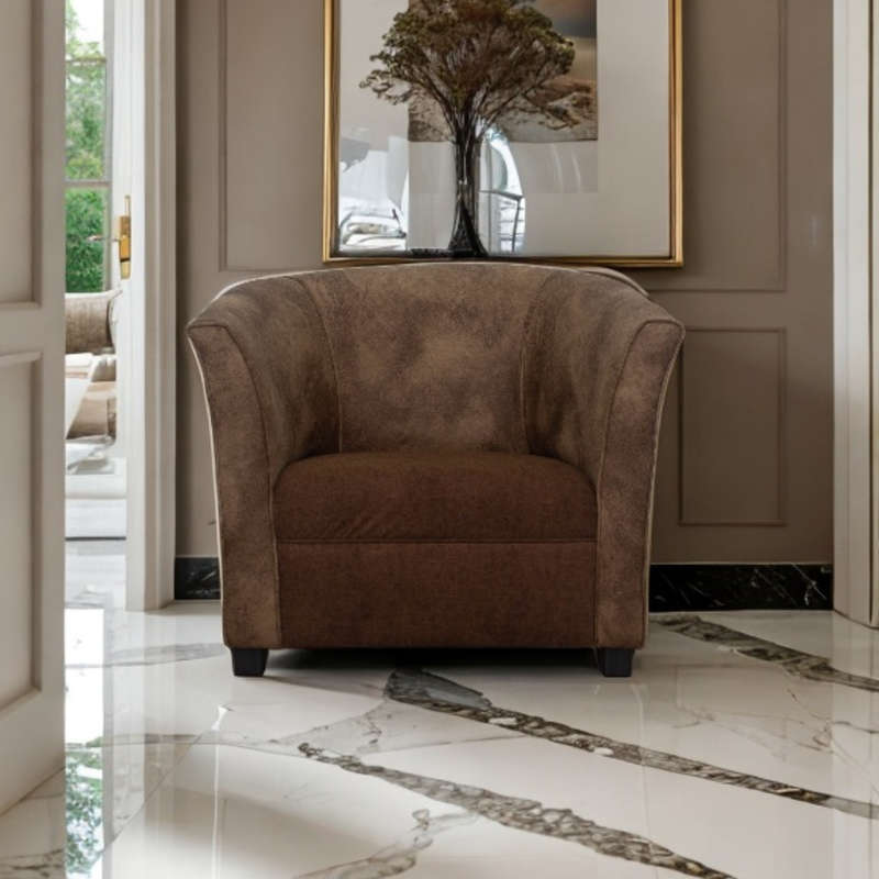 Prince Tub Chair - Buffalo Brown