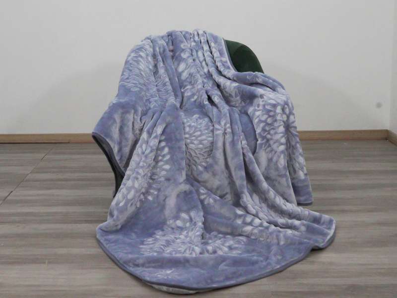 Sesli Pandora Mink Queen Blanket - Baby Blue
