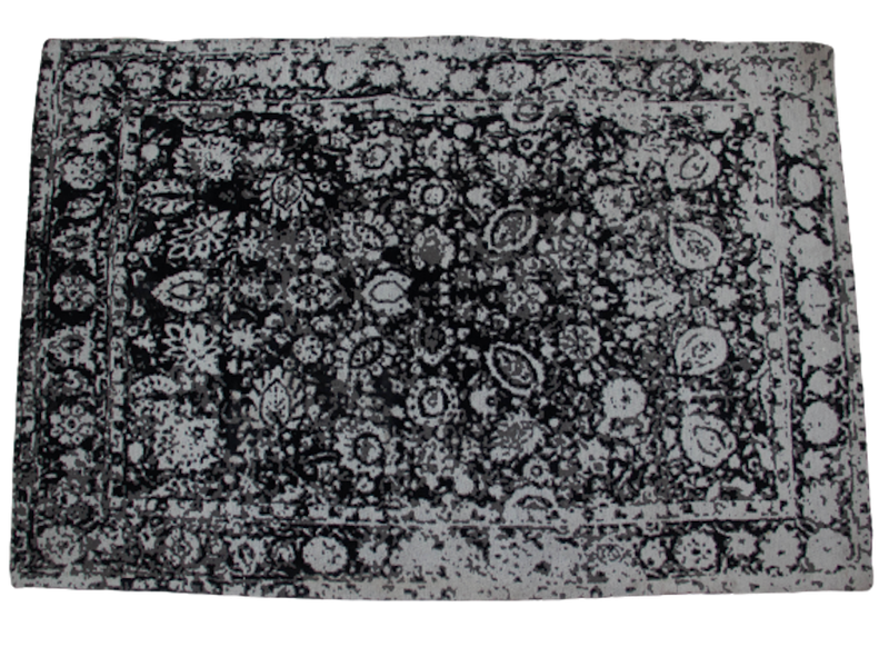 Rug - White Grey Brown