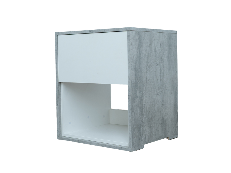 Pedestal - Neil - Grey/White