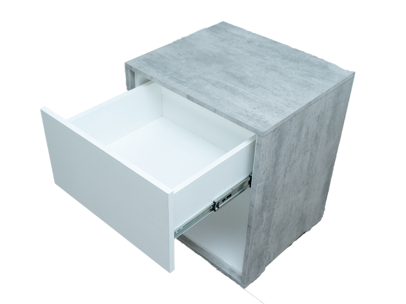 Pedestal - Neil - Grey/White