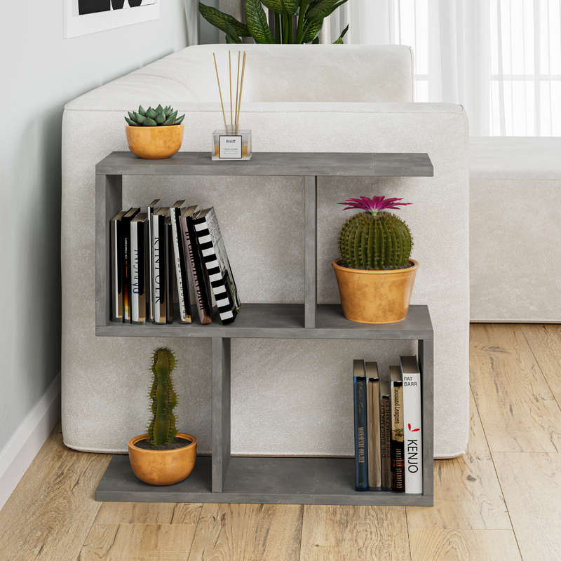 HomeMania Side Table - Retro Grey