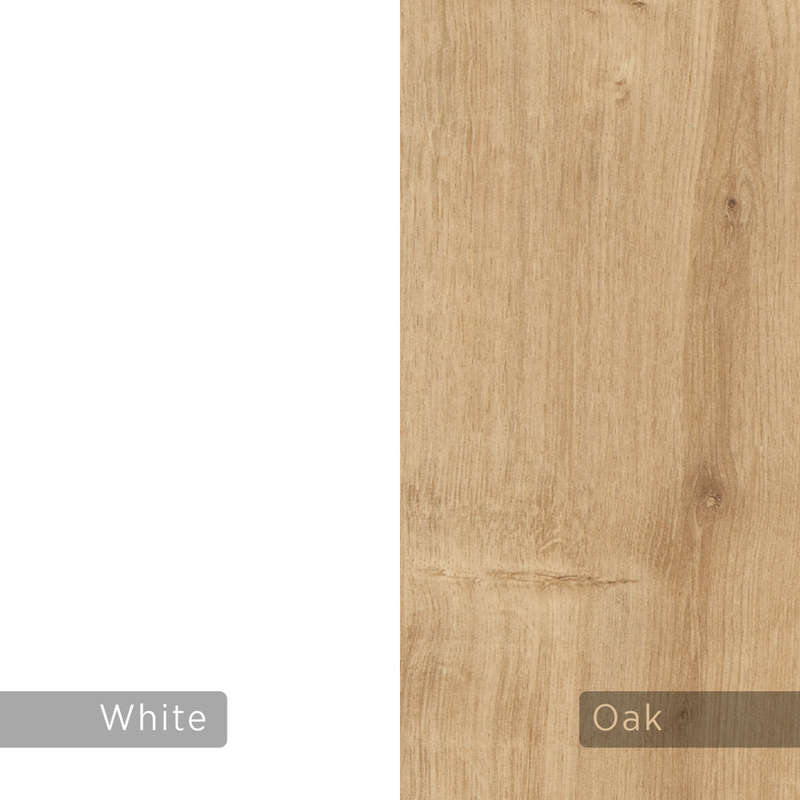 Zetti Side Table Oak - White