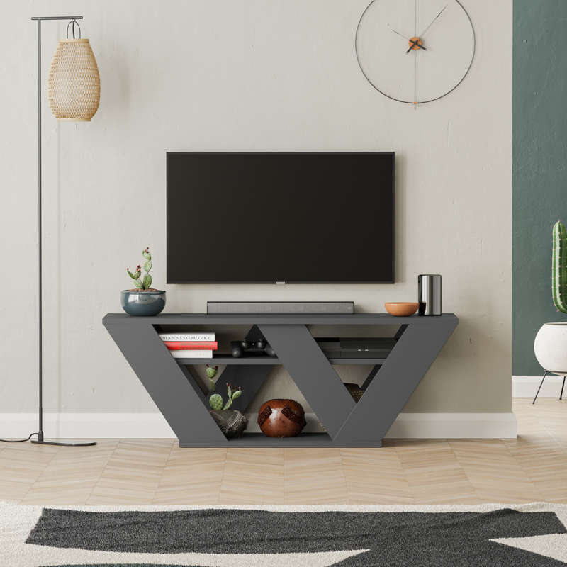 Pipralla Tv Stand - Anthracite