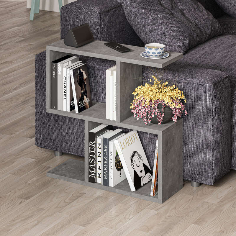 HomeMania Side Table - Retro Grey