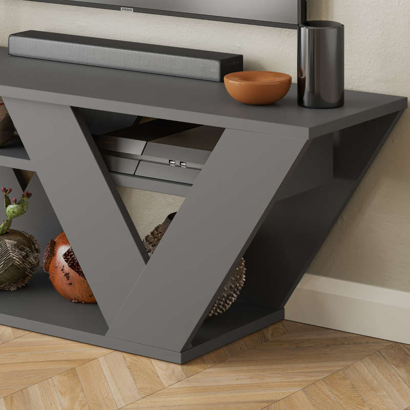 Pipralla Tv Stand - Anthracite