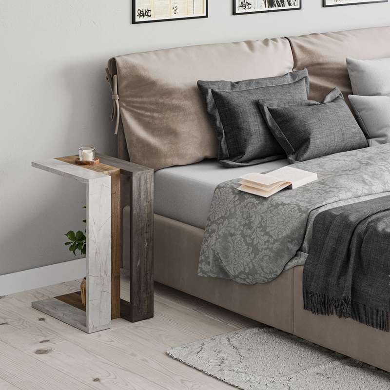Muju Side Table Lagina-Hitit-Dark Brown
