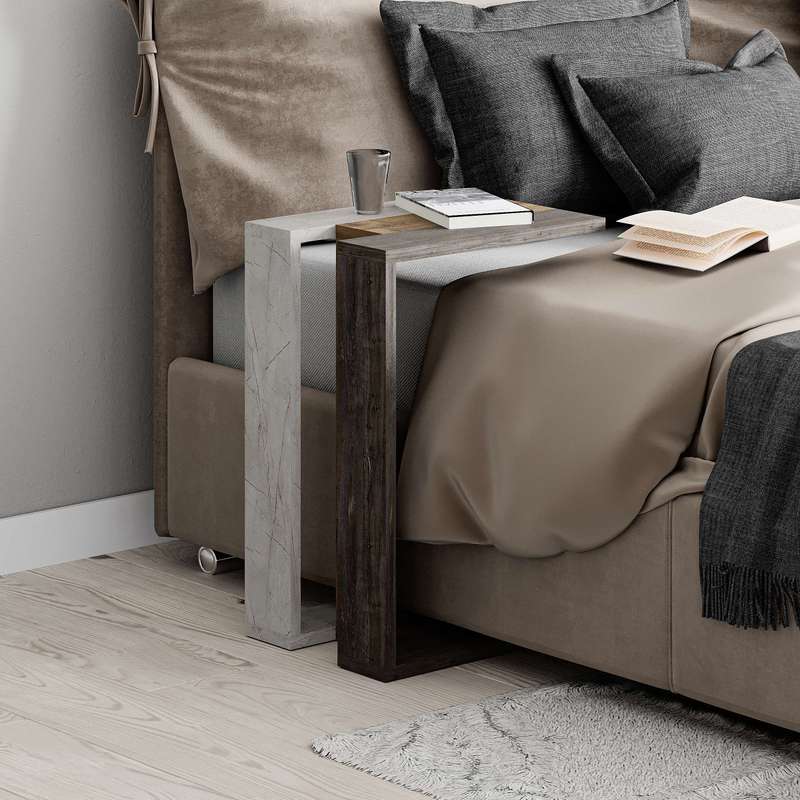 Muju Side Table Lagina-Hitit-Dark Brown