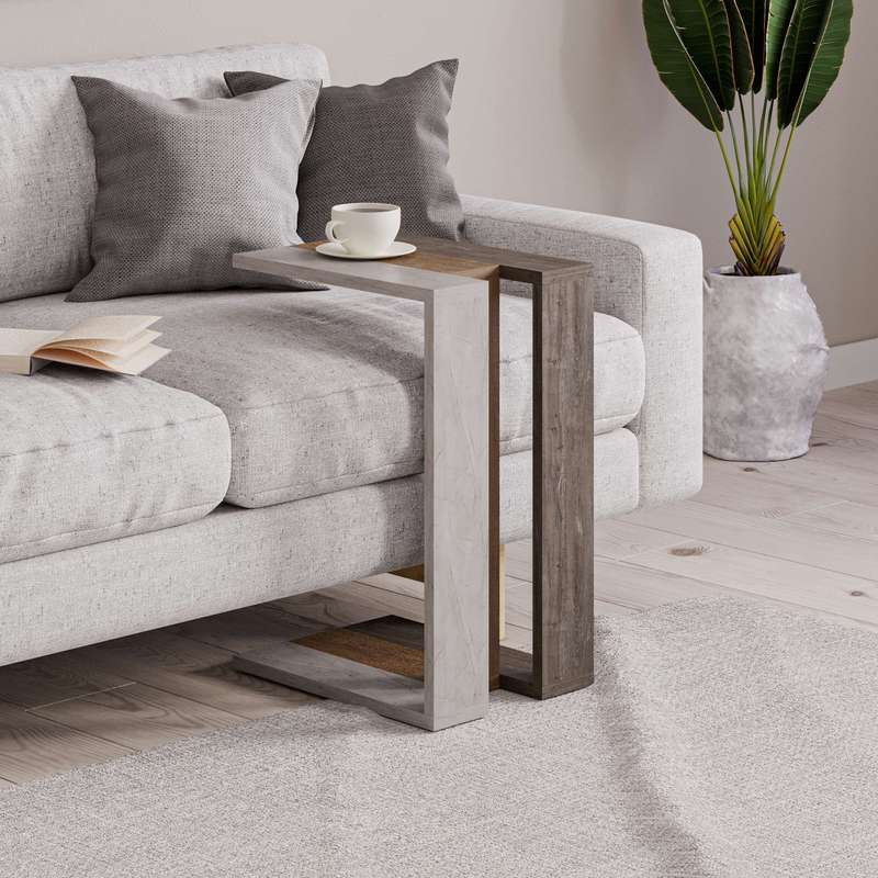 Muju Side Table Lagina-Hitit-Dark Brown