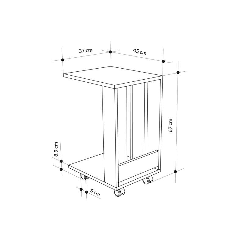 Edi Side Table - Anthracite