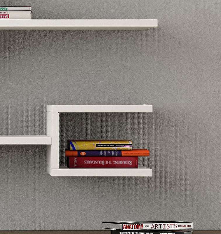 Fork Shelf Set White