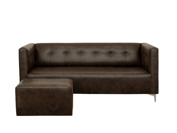 George 3 Seater Couch - Buffalo Brown