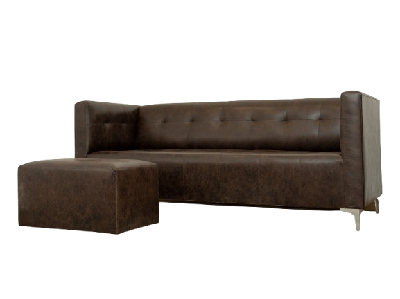 George 3 Seater Couch - Buffalo Brown