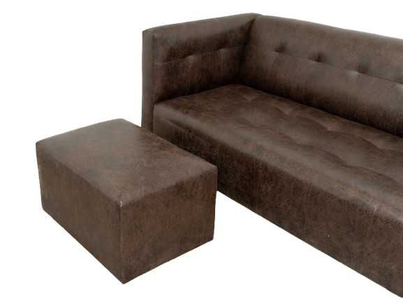 George 3 Seater Couch - Buffalo Brown