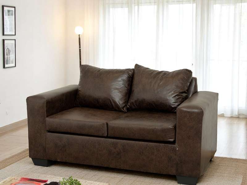 Dimension 2 Seater Couch - Buffalo Brown