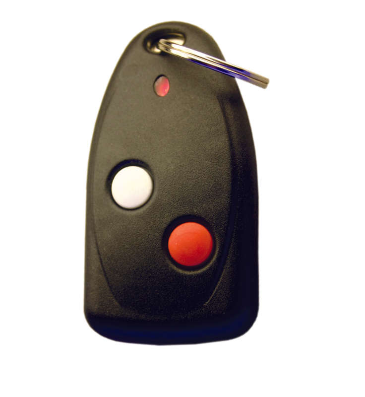 Sherlotronics 2 Button Remote control keyring - Code hopping