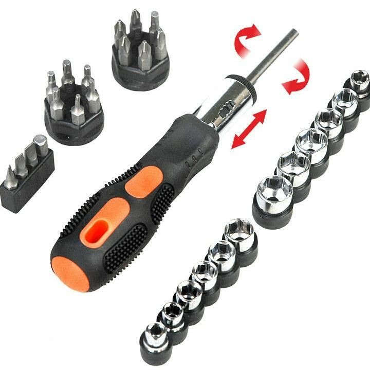 34-piece Ratchet Screwdriver Set