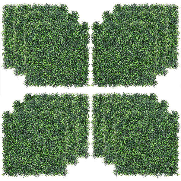 Premium Artificial Instant Hedge Wall Foliage Planter Panels