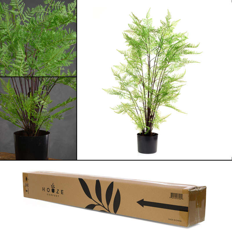 HouzeComfort Artificial Pot Plant Fern Tree 90cm