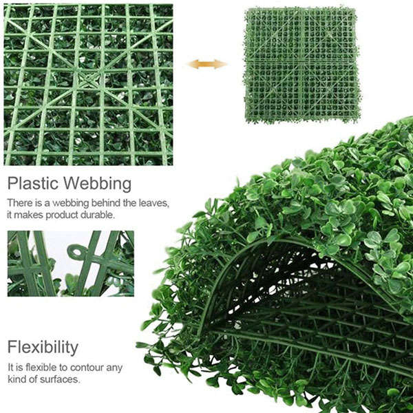 Premium Artificial Instant Hedge Wall Foliage Planter Panels