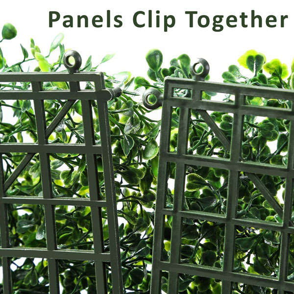 Premium Artificial Instant Hedge Wall Foliage Planter Panels