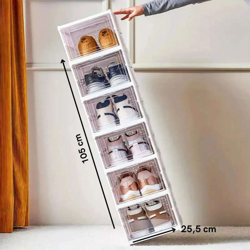 6TIER MULTIPURPOSE FOLDABLE SHOE CABINET