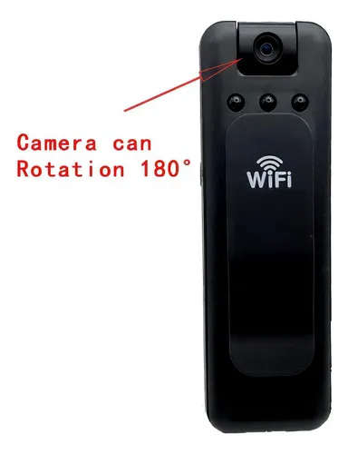Videocámara Wifi Visión Nocturna Recargable Cámara Video Hd