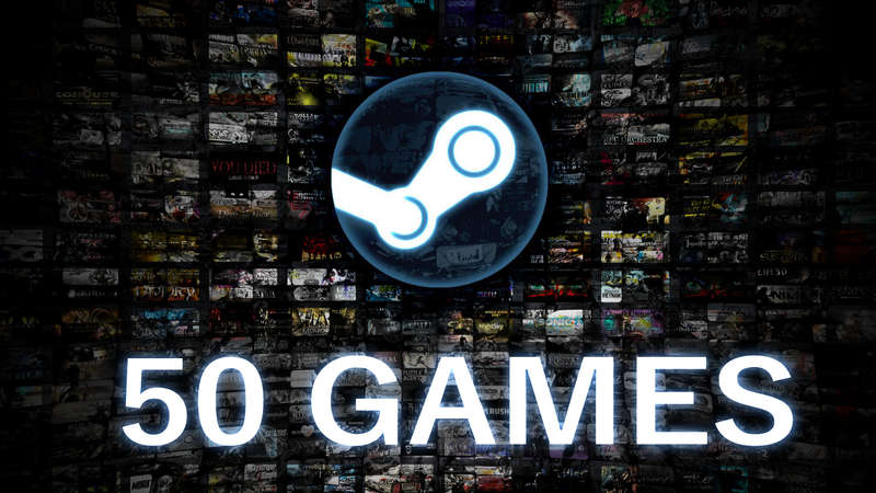 50 RANDOM STEAM GAMES
