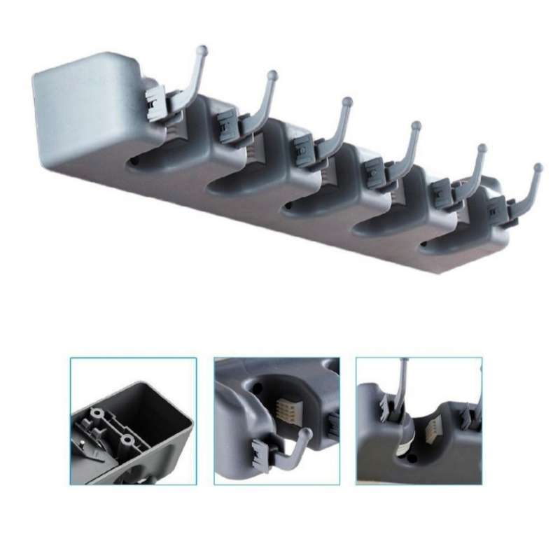 Dmart Mop Broom & Sports Equipment Organizer Wall Mount