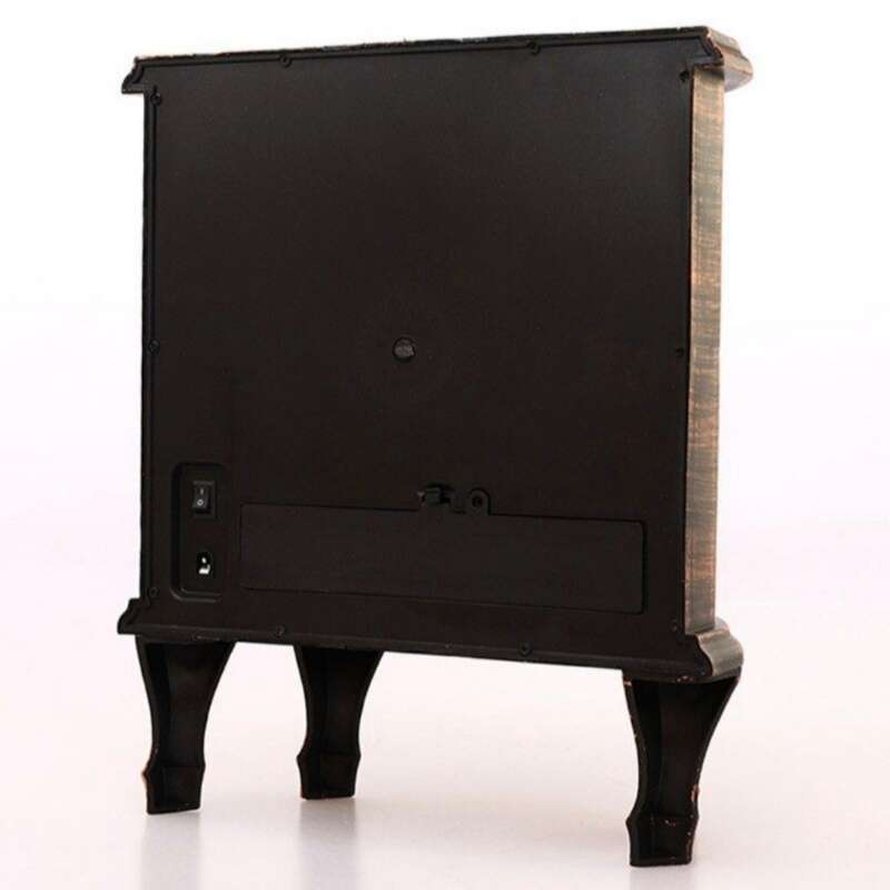 Dmart Electric Fireplace Stove Heater Flame Effect Light