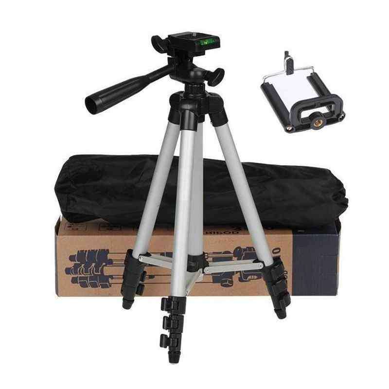 3110 Lightweight Aluminium Tripod with Phone Holder